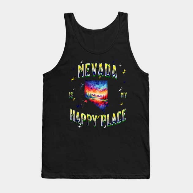 Nevada is my Happy Place Tank Top by HSH-Designing